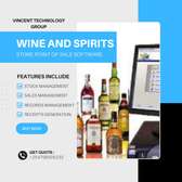Wines and spirits store pos point of sale system software