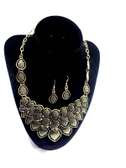 Womens Gold Plated Jewelry Set