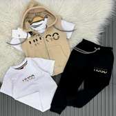 Hugo and LV UNISEX 3 in 1  kids clothing set
