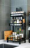 Spice rack with chopping board rack
