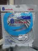 Burnlush Network Patch Cord Cat6 RJ45 Ethernet LAN Cable 2M