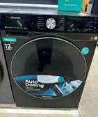 Hisense 12kg Washing Machine Auto Dosing Black
