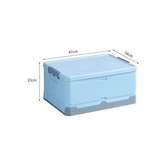 Foldable storage box  with lid home organizer -Large