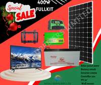 400w Solar fullkit with tv 32"