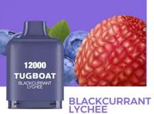 TUGBOAT SUPER 12000 Puffs POD – Blackcurrant Lychee