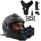 2-in-1 Helmet Chin Mount for Smartphone & Action Camera