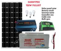Sunnypex 150W affordable home use solar fullkit