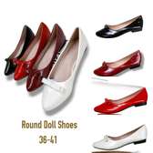 Ladies elegant flat dolly shoes
