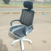 Ergonomic Office Chair Mesh Back Adjustable Headrest