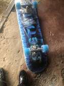 Complete Skateboard Blue Wheels Durable Deck