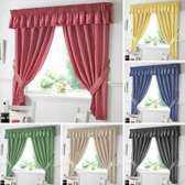 Embroidered kitchen curtains