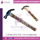 WOODEN CLAW-HAMMER - Engraved