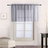 Half window curtain