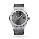 Hublot Classic Fusion Men Automatic Grey Rubber Watch