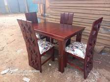 4 Seater Mahogany Frame Dining Table Sets