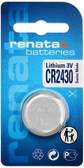 Button Type Lithium Renata Battery Cr 2430