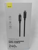 Baseus Fast Charging Tungsten Gold Type-C to Type-C 240W 1m