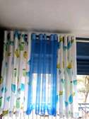 Floral kitchen curtains