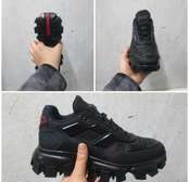 Black raised shoes