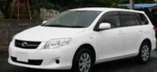 Toyota Fielder for hire