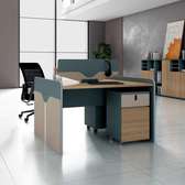 2-Person Unique Imported Office Vanity Workstation Desk