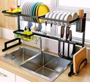 OVER THE SINK DRAINER AND UTENSILS STORAGE RACK