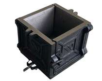 Cast iron moulds for cubes 150 X 150 X 150 mm