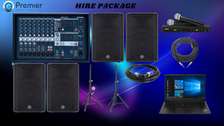pa system package for hire
