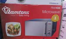 ramtons 20 liters microwave with glass door.
