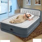 Intex Airbed With Built In Pump & Headboard