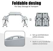 Portable Foldable Camping Picnic Table with Seats Chairs