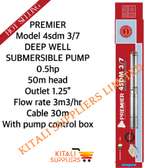 Premier Deep Well Submersible Water Pump 0.5HP