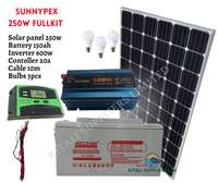Sunnypex 250W affordable home use solar fullkit