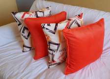 Pure fiber throw pillows