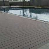 Composite Wood Decking Large Panels Warm Brown