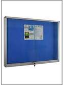 GLASS SLINDING NOTICE BOARD[8*4FTS]