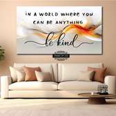 be kind quote wall art