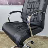 Office Chairs: Rotating Leather Mid-back Office Chair