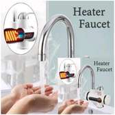 Faucet shower heater with shower kit