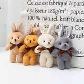 Cute Bunny Plush Rabbit Keyholder Pendant Gift Women