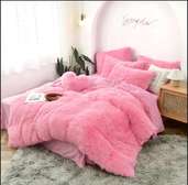 *👆👆👆👆👆👆6pc Luxury Designs Velvet plush Fluffy Duvet set*