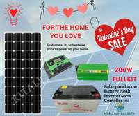 valentine  offers for  200w  solar fullkit