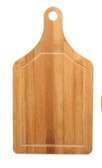 Bamboo chopping board with handle