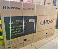 75 Hisense smart UHD 4K Frameless +Free TV Guard