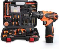 Tool Set with Cordless Drill, Power Tool Combo Kits