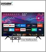 Vision Plus 55 inch Smart 4k UHD Tv +Free Wall Bracket