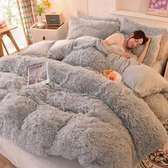 Fluffy bedding set