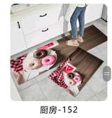 Rubber bottom kitchen mats