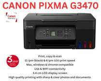 Canon IJ MFP G3470 AIO Printer3 in one wifi enabled.
