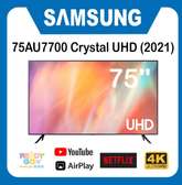 75 inch samsung 75AU7700 crystal UHD 4k tv